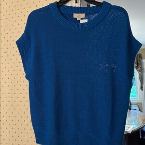 LOFT blue Knit Sweater